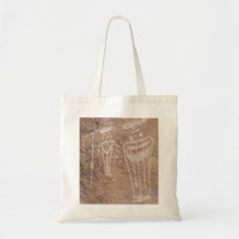 Zwei mysteriöse Zahlen Felsen-Kunst-Tasche