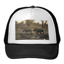 Zwei Rhinos Retrokultmützen