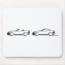 Zwei SLKs Mousepads