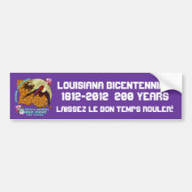 Zweihundertjähriges Louisiana-Karneval-Party sehen Autosticker
