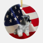 Zwergschnauzer-Verzierung Weihnachtsbaum Ornamente