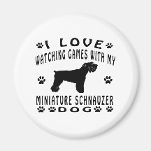 Zwergschnauzerentwürfe Magnete