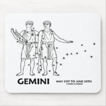 Zwillinge (21. Mai - 20. Juni) Mousepads