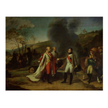 Zwischen Napoleon I u. Francis treffen I Postkarten