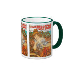 Zyklen Perfecta, Kunst Nouveau Alphonse Mucha Kaffee Haferl