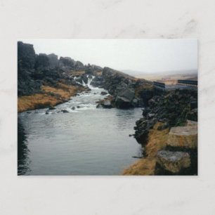 þingvellir UNESCO-Standort, Island Postkarte