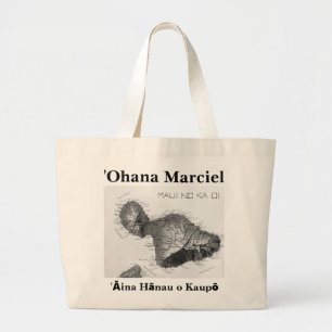 ʻOhana Marciel riesige Leinwand-Tasche Jumbo Stoffbeutel