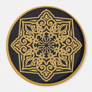 "Винтаж Русский дизайн"-Vintage Russisches Design Magnet
