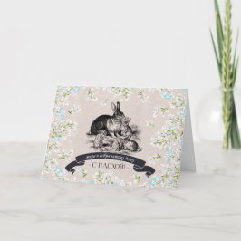 С р а П н зд je nach Nachfolger. Osterkarte in rus Feiertagskarte