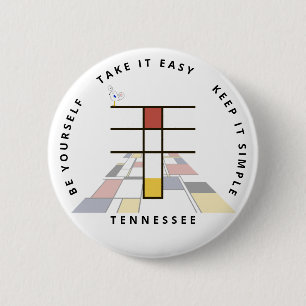 С aptivierende Neoplastik Art Monogram. Buchstabe  Button