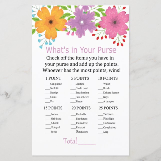 С Blume Was ist in deinem Handyspiel? (Vorderseite)