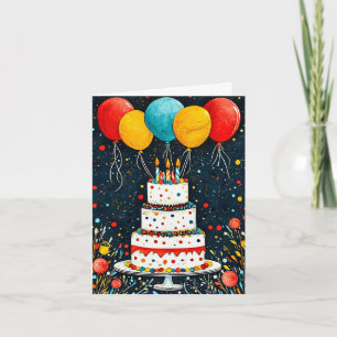 С Frühlingsballons Einladung