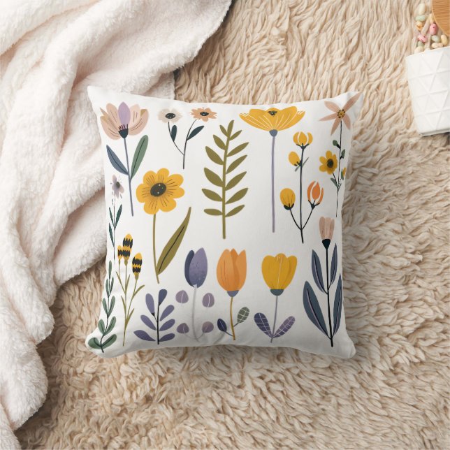 С Sammlung von VektorBlume Kissen (Decke)