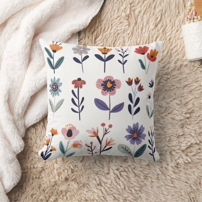 С Sammlung von VektorBlume Kissen (Decke)