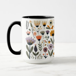 С Sammlung von VektorBlume Tasse