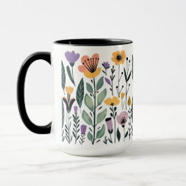 С Sammlung von VektorBlume Tasse