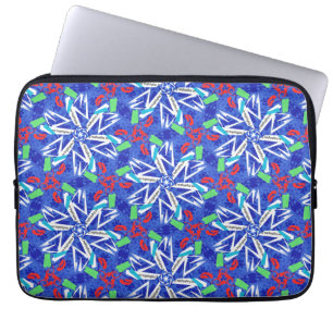 С Schneeflocken Laptopschutzhülle