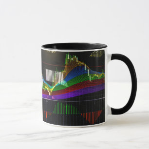 С- und Lesekarte mit Anzeige "Rainbow" Tasse