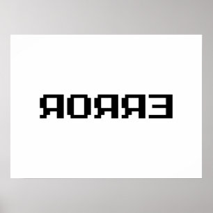 Я Я Я Ǝ   FEHLER POSTER