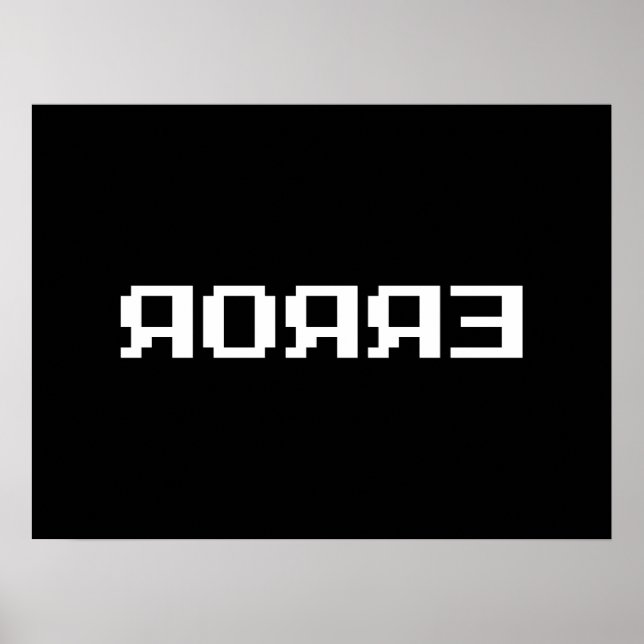 Я Я Я Ǝ | FEHLER POSTER (Vorne)