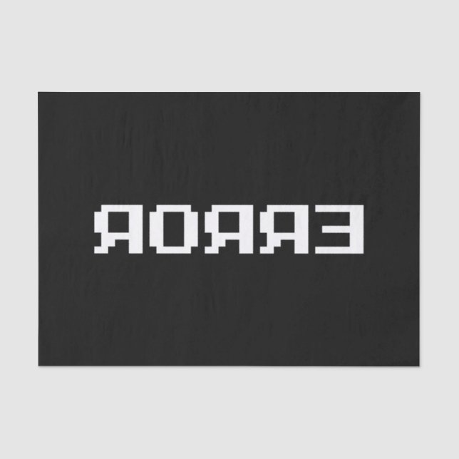 Я Я Я Ǝ | FEHLER SEIDENPAPIER (Vorderseite)
