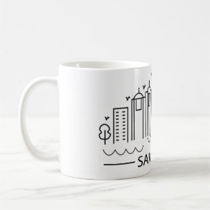 к р у ж к с а с je zwei Tage nach dem Tag, Kaffeetasse
