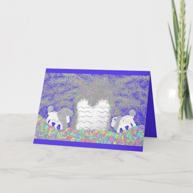 פֶּ סַ ח Passover Lion of Judah-Karte Dankeskarte (Vorderseite)