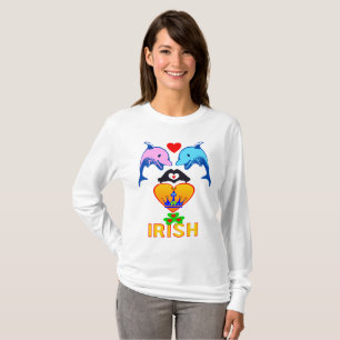 ♥ټ☘Küss mich, ich bin irisch - Irische Regel Fabel T-Shirt