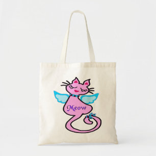 " ๑ Swanky Angelic Kitty Jumbo Tote Bag ๑" Tragetasche