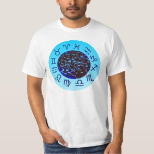 ๑ Zodiac-Signieren-T - Shirt ▒ ๑