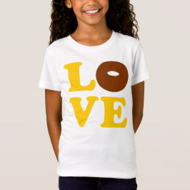 ღ ♥ ت Liebe Donut Bella Girls' Fabulous Baby Doll T-Shirt