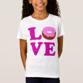 ღ ♥ ت Liebe Donut Bella Girls' Fabulous Baby Doll  T-Shirt