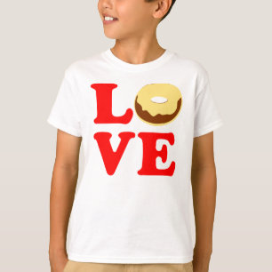 ღ ♥ تLiebe Donut Kids' Vintag inspiriertes Ringer- T-Shirt