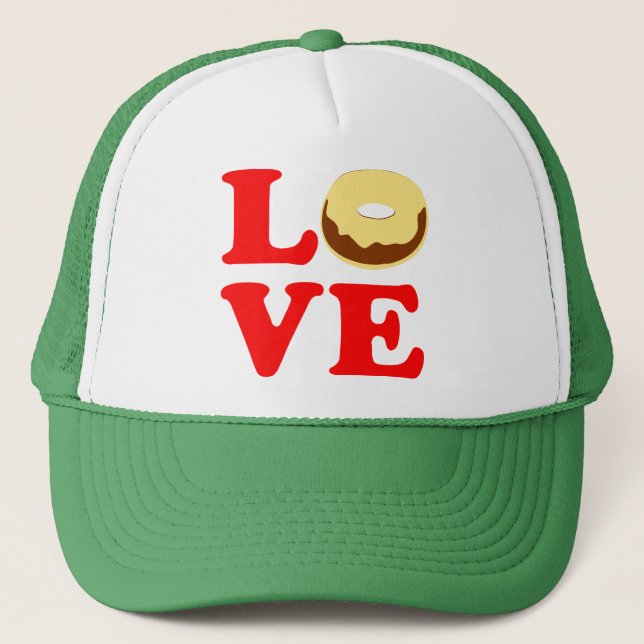 ღ ♥ تLiebe Donut Stylish Cool Trucker Hatت ღ Truckerkappe (Vorderseite)