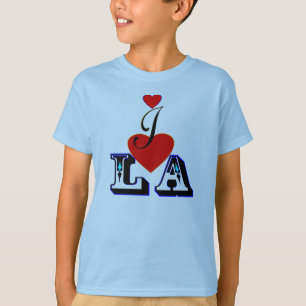 ღ ♥ I Liebe LA Kids'Hanes Stilvolles Sweatshirt ♥ T-Shirt