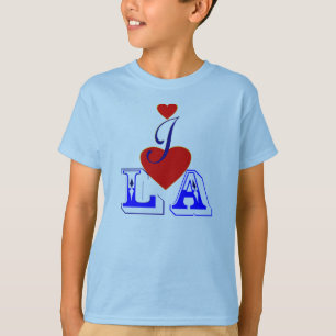 ღ ♥ I Liebe LA Kids'Hanes Stilvolles Sweatshirt ♥ T-Shirt