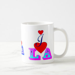 ღ ♥ I Liebe LA-Los Angeles Classic White Tasse ♥ ღ