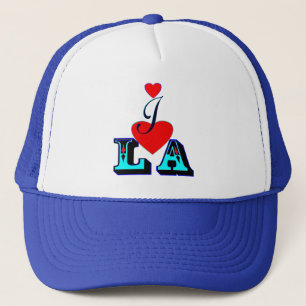 ღ ♥ I Liebe LA-Los Angeles Stylish Trucker Hat ♥ ღ Truckerkappe