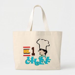 ღ ╬ ♥ Nr. 1 Koch Cool Motivierend Coole Jumbo Tasc Stoffbeutel