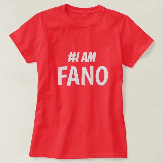 እ ኔ ም ፋ ነ ኝ T - Shirt Fano Amhara (Design vorne)