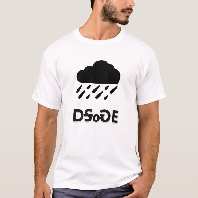 Ꭰ Ꭶ Ꮝ Ꭼ - Regen in Tscherokee T-Shirt (Vorderseite)