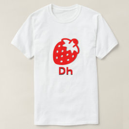 Ꭰ Ꮒ - Erdbeere in Cherokee T-Shirt