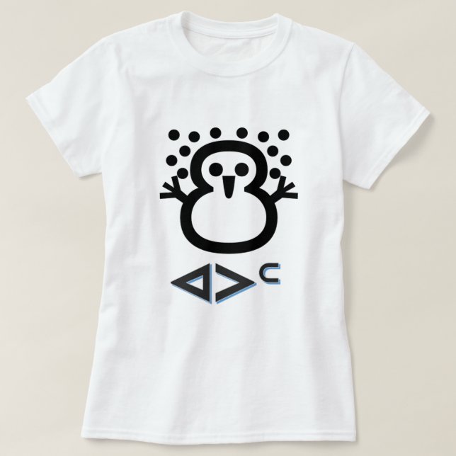 ᐊ ᐳ ᑦ - Schnee in Inuktitut T-Shirt (Design vorne)