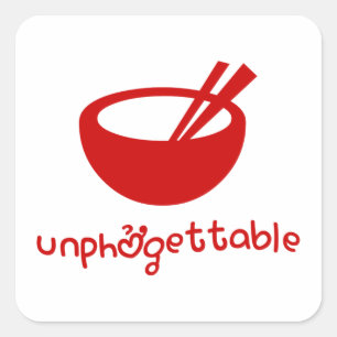 ở quadratischer aufkleber