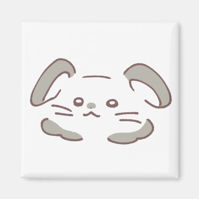 かわいいウサギでお部屋に癒しをプラス MAGNET (Vorne)
