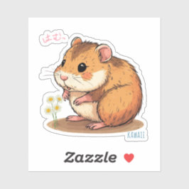 かわいいハムスターのオリジナルステッカー♡ AUFKLEBER