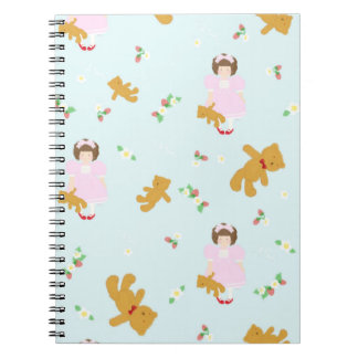 くまとおんなのこnote notizblock