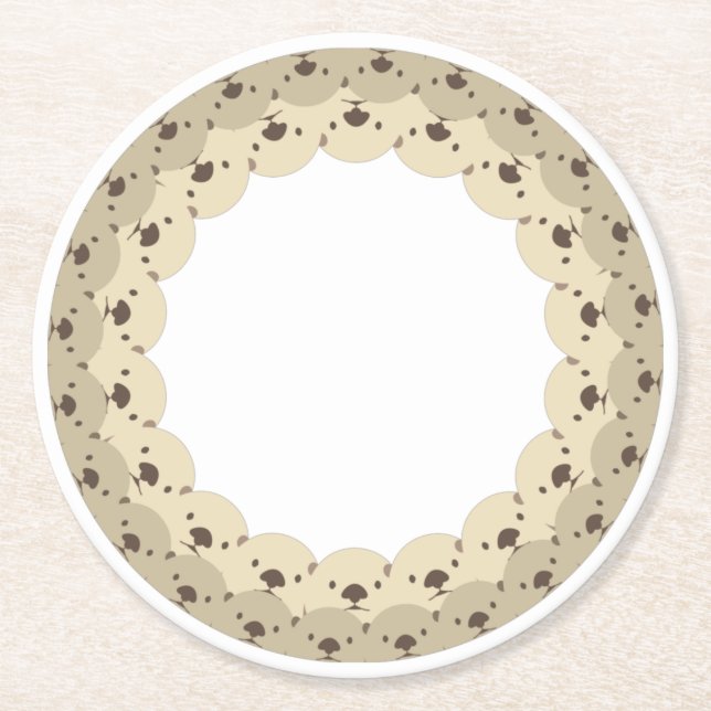 ぐるっとあにまる「カワイイラッコ親子」 RUNDER PAPPUNTERSETZER (Vorderseite)