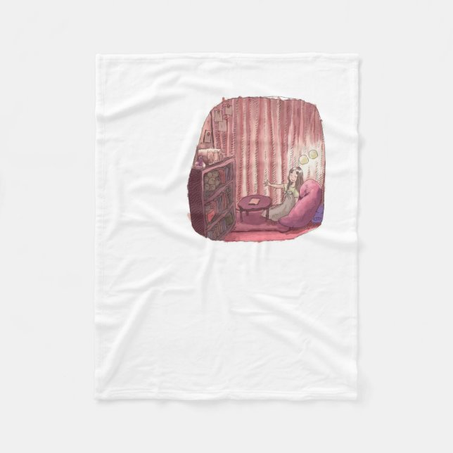 さくにくじ FLEECEDECKE (Vorderseite)