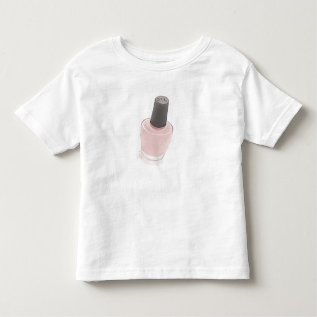さななれじ　ピンクの化粧品の小瓶 KLEINKIND T-SHIRT (Vorderseite)